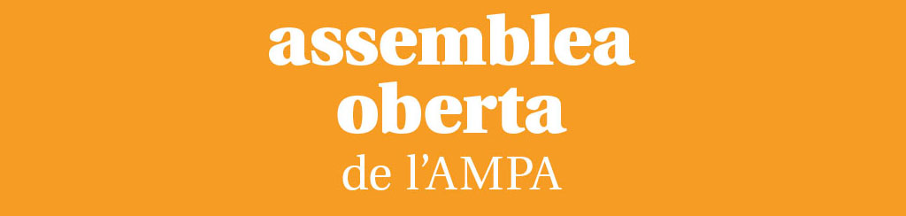Assemblea de l’AMPA – Desembre 2019